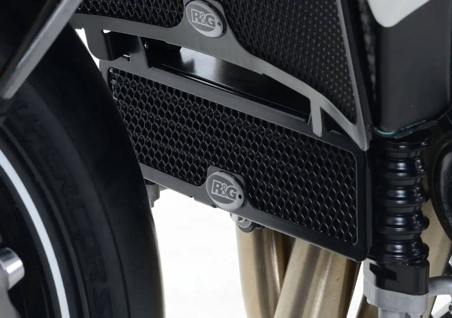 R&G Oil Cooler Guard Black for Triumph Speed Triple / Speed Triple R '11- & Speed Triple RS '18-'20