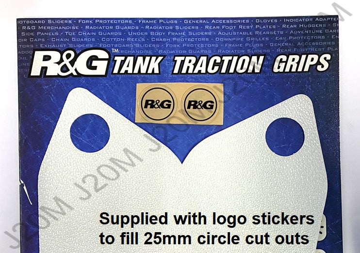 R&G Tank Traction Grip Pads Frosted Clear for Honda Crossrunner 2015-2017