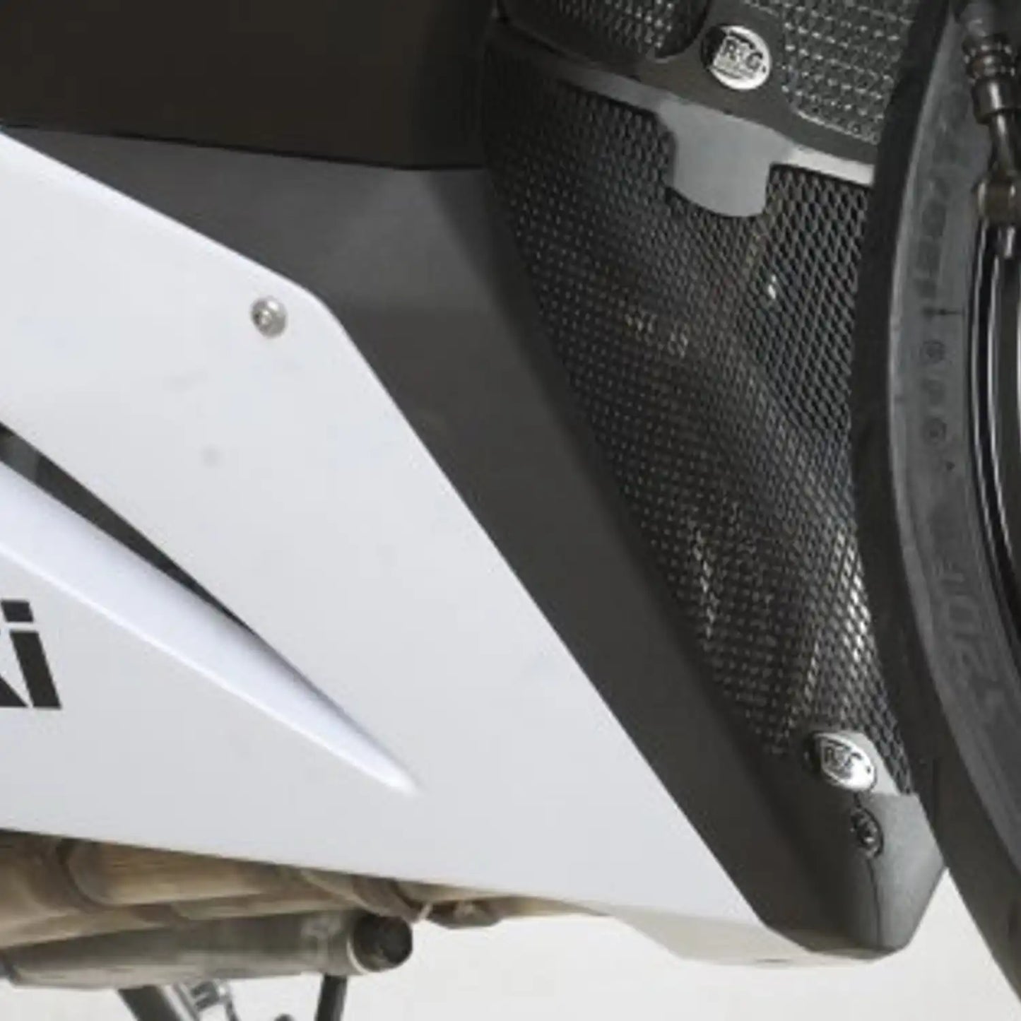 R&G Downpipe Grille Black for Kawasaki ZX6 R 636 2013 - 2018