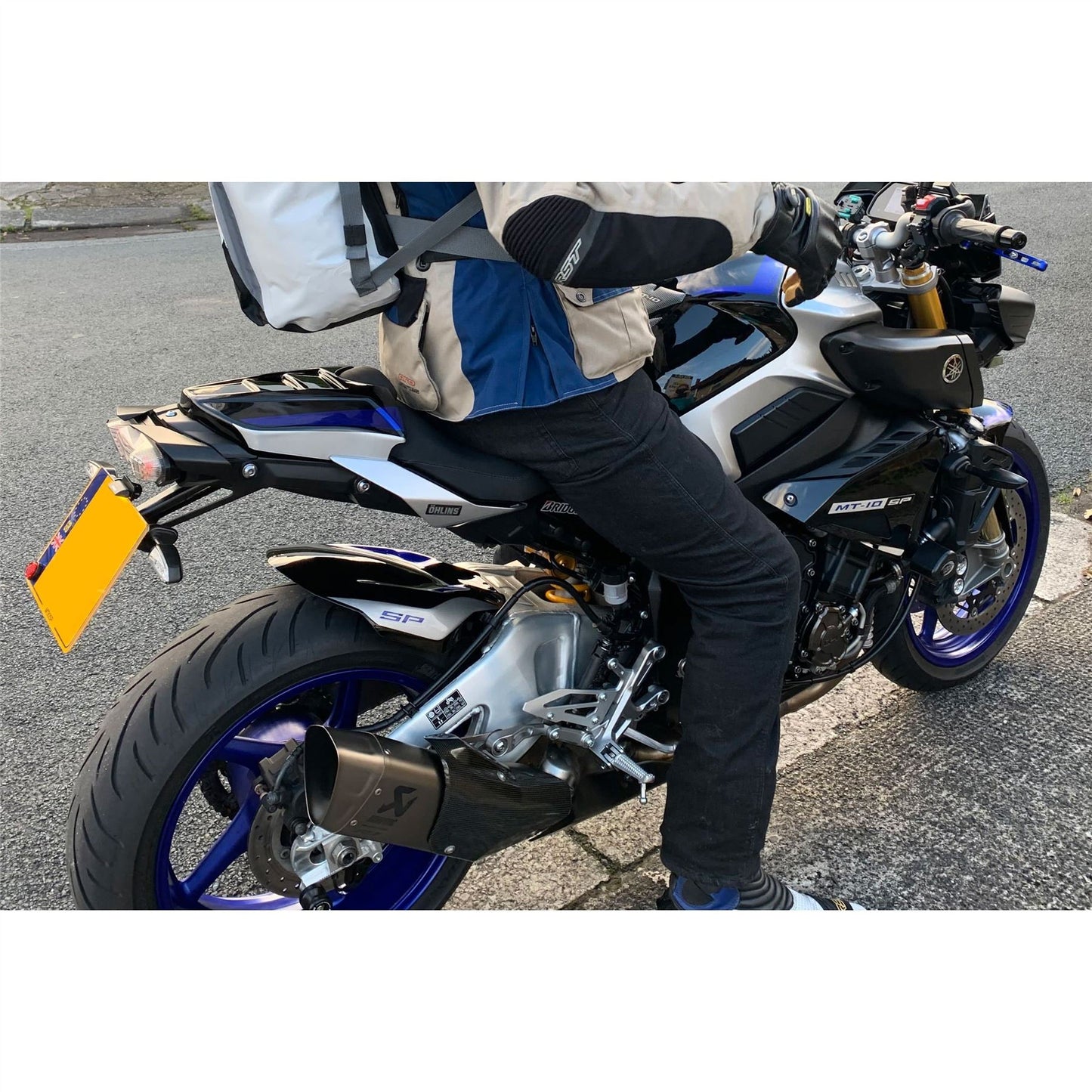 Pyramid Hugger Gloss Black for Yamaha MT-10 / SP 2016 onward