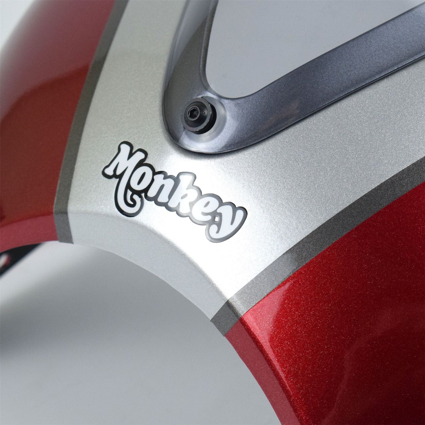 Pyramid Fly Screen Pearl Nebula Red / Silver for Honda Monkey 125 2021-
