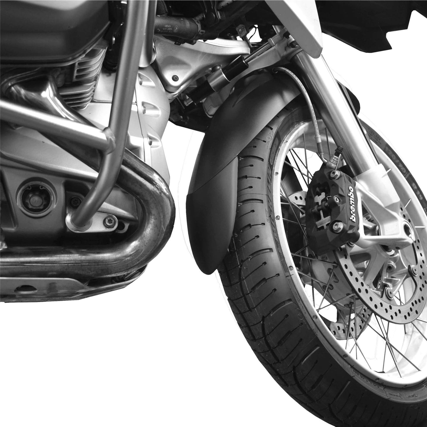 Pyramid Extenda Fenda Matte Black for BMW R1200 GS 2013-2018 / R1250 GS 2019-