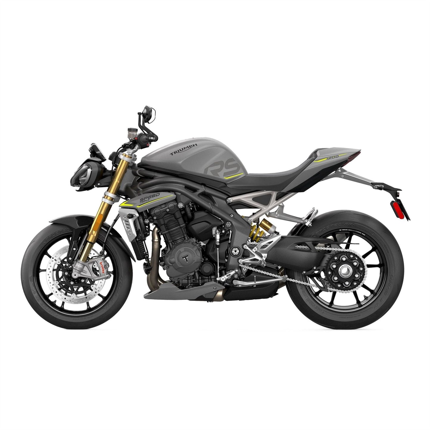 Pyramid Extenda Fenda Matte Black for Triumph Speed Triple 1200 RS 2021-2022