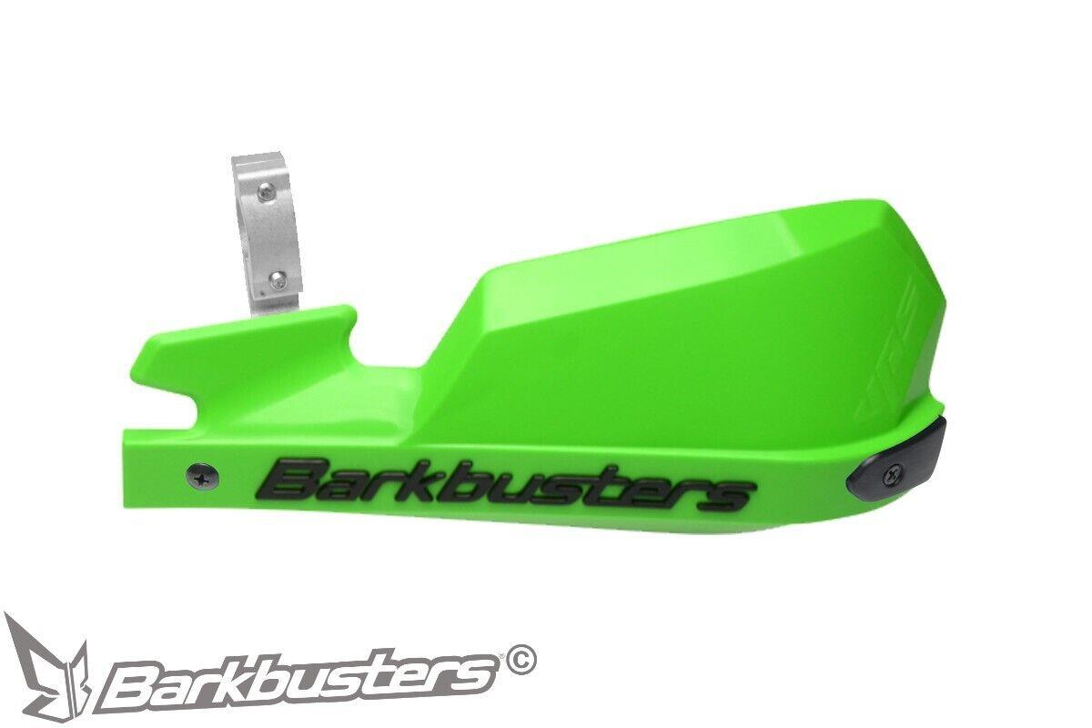 BarkBusters VPS MotoCross Handguards Kit Pair in Green Single Point Clamp Mount