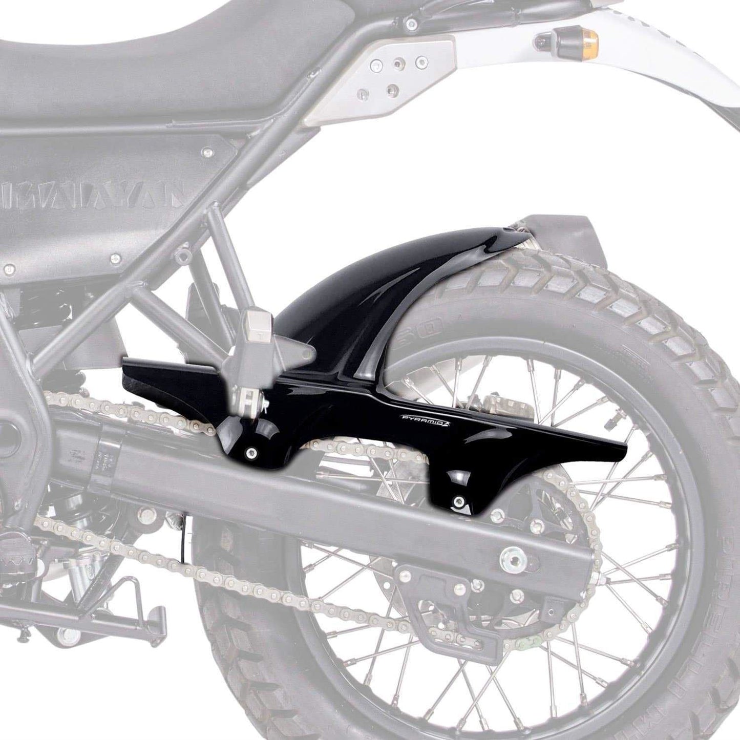 Pyramid Hugger Gloss Black for Royal Enfield Himalayan 2018-2021 / Scram 411 2022 onward