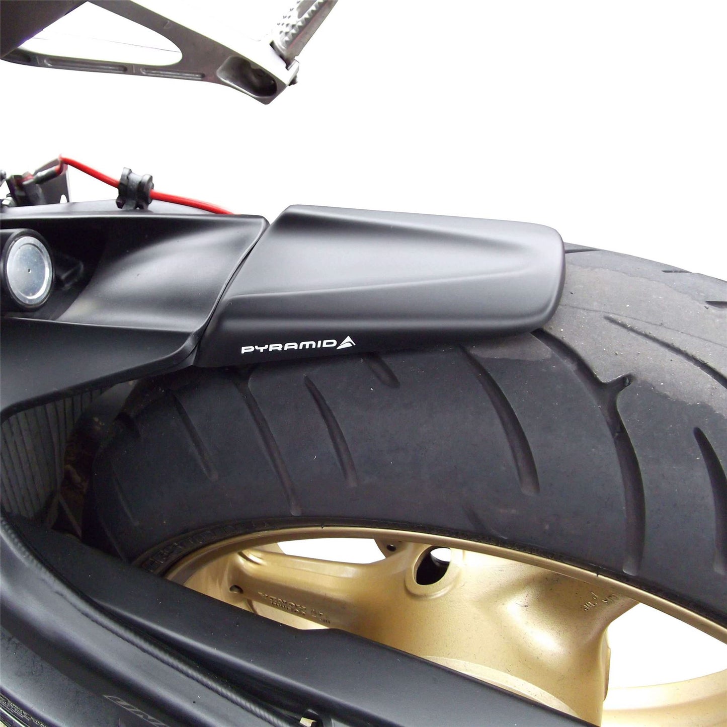 Pyramid Hugger Extension Matte Black for Honda CBR 1000 RR 2008 2009 2010 2011
