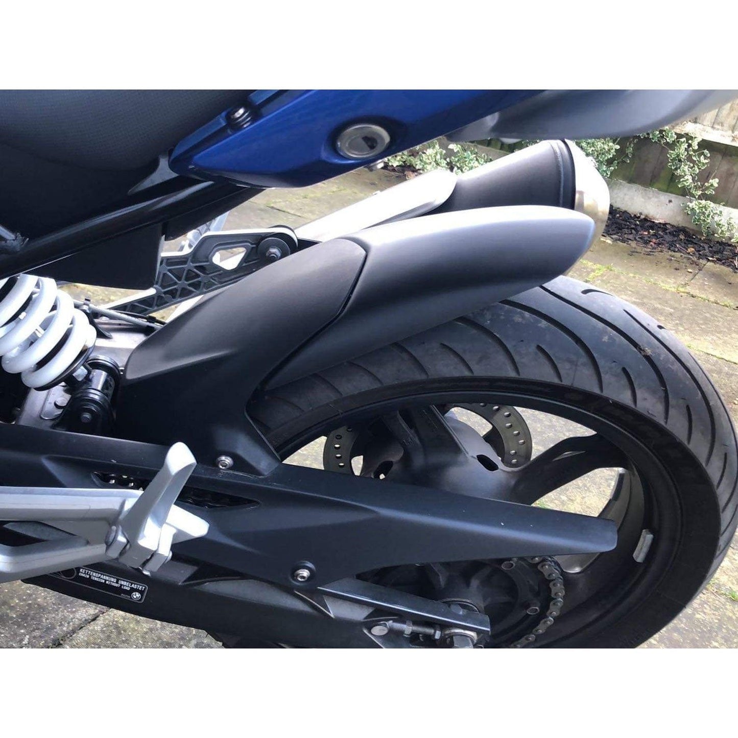 Pyramid Hugger Extension Matte Black for BMW G310 R 2016 onward