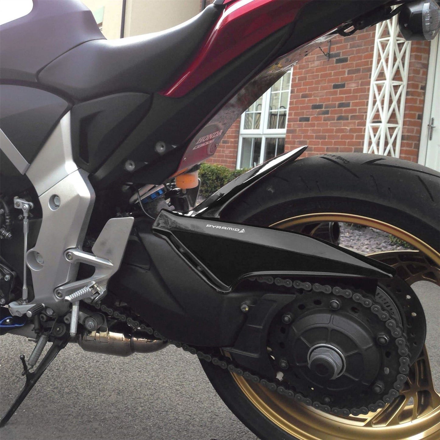 Pyramid Hugger Satin Black for Honda CB 1000 R 2008 - 2017