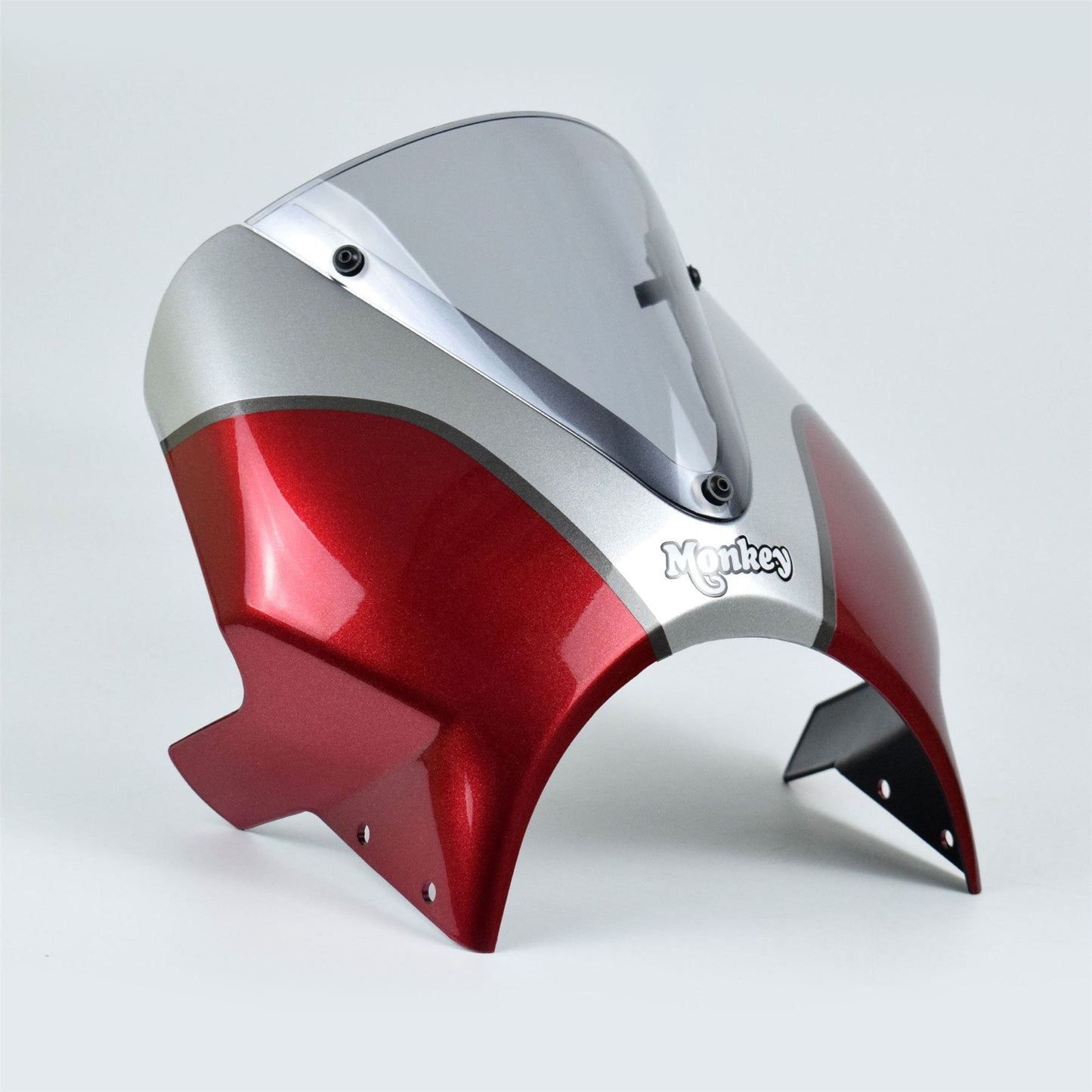 Pyramid Fly Screen Pearl Nebula Red / Silver for Honda Monkey 125 2021-