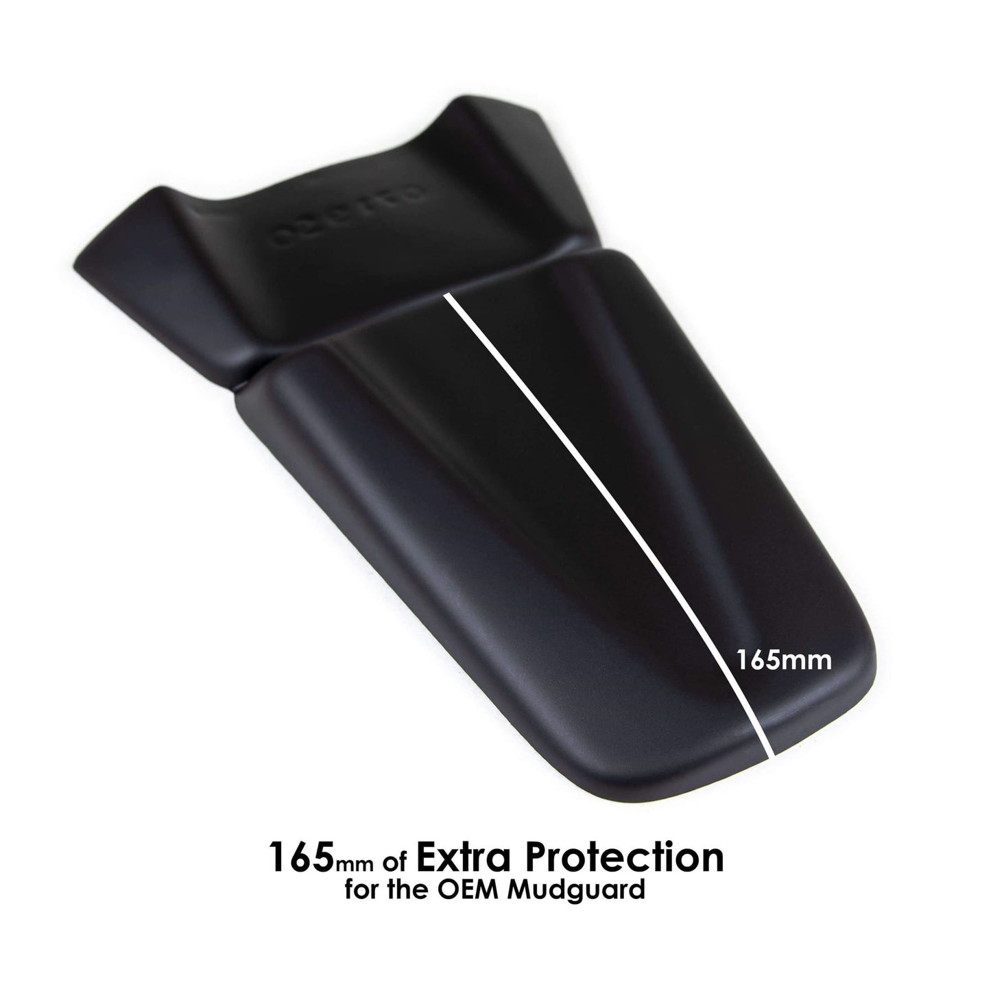 Pyramid Hugger Extension Matte Black for Honda CBR 1000 RR 2008 2009 2010 2011