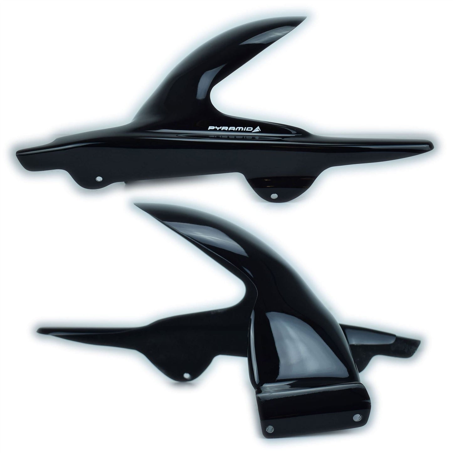 Pyramid Hugger Gloss Black for Honda CBR 600 F 1998-2008 / CBR 600 RR 1999-2008