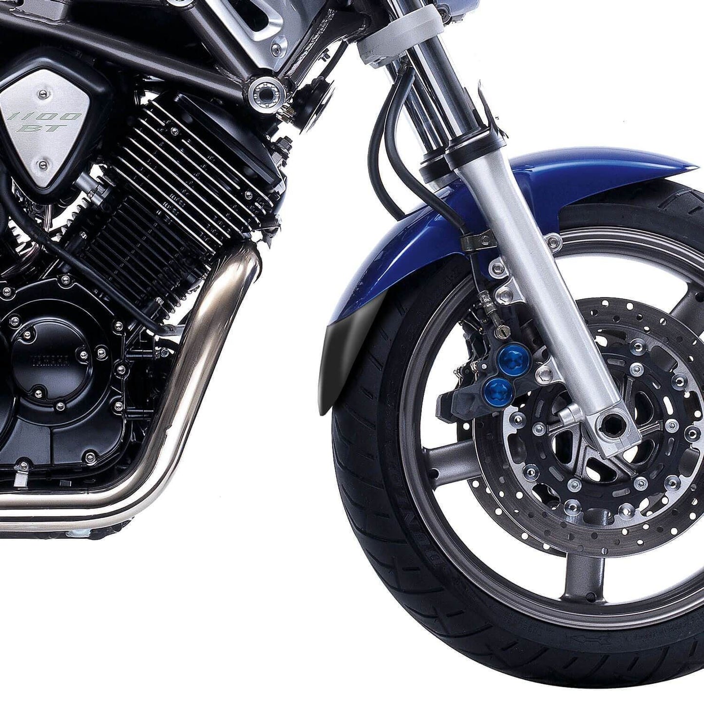 Pyramid Extenda Fenda Matte Black for Yamaha BT 1100 Bulldog 2002-2007