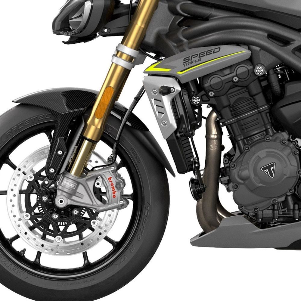 Pyramid Extenda Fenda Matte Black for Triumph Speed Triple 1200 RS 2021-2022
