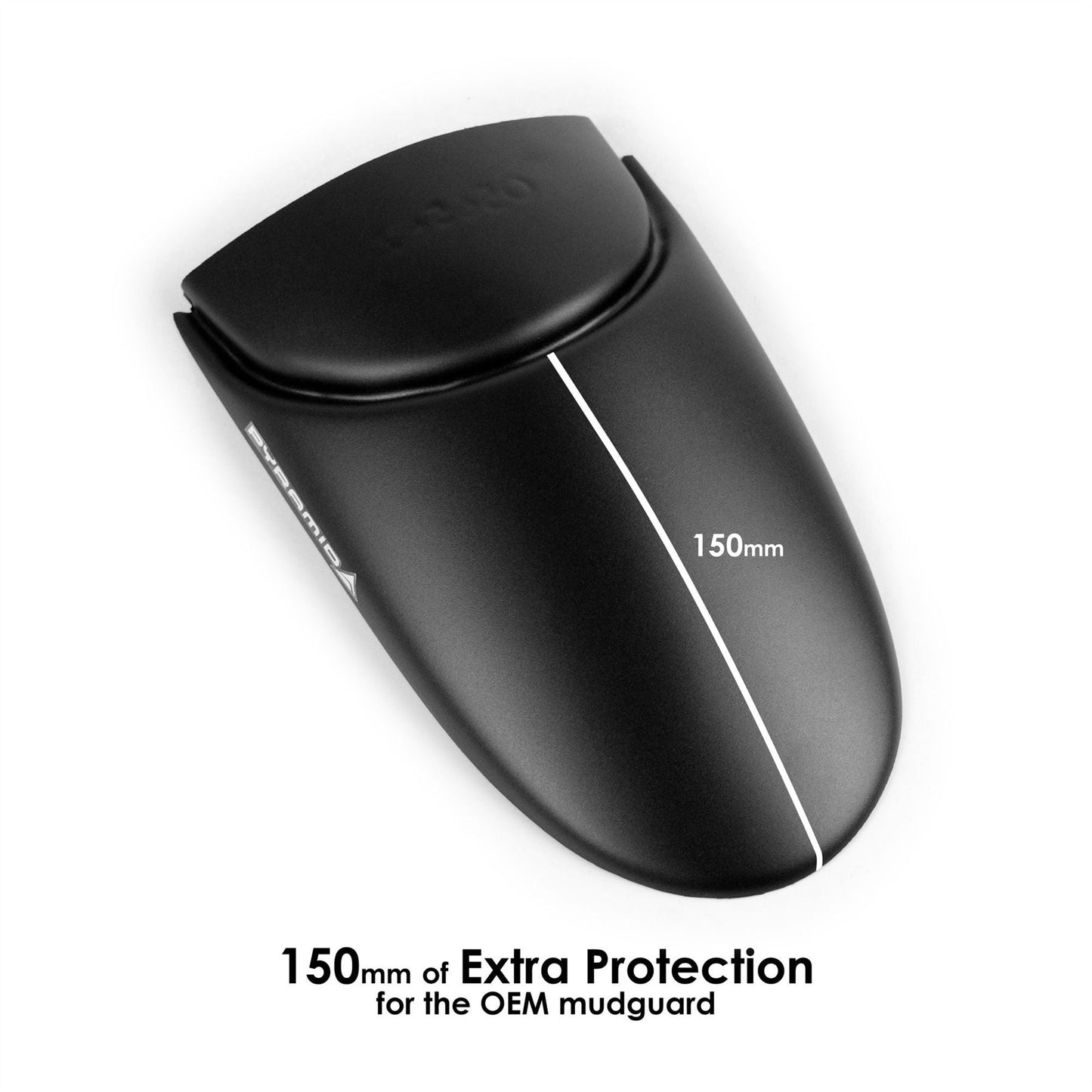 Pyramid Extenda Fenda Matte Black for Triumph Speed Triple 1200 RS 2021-2022