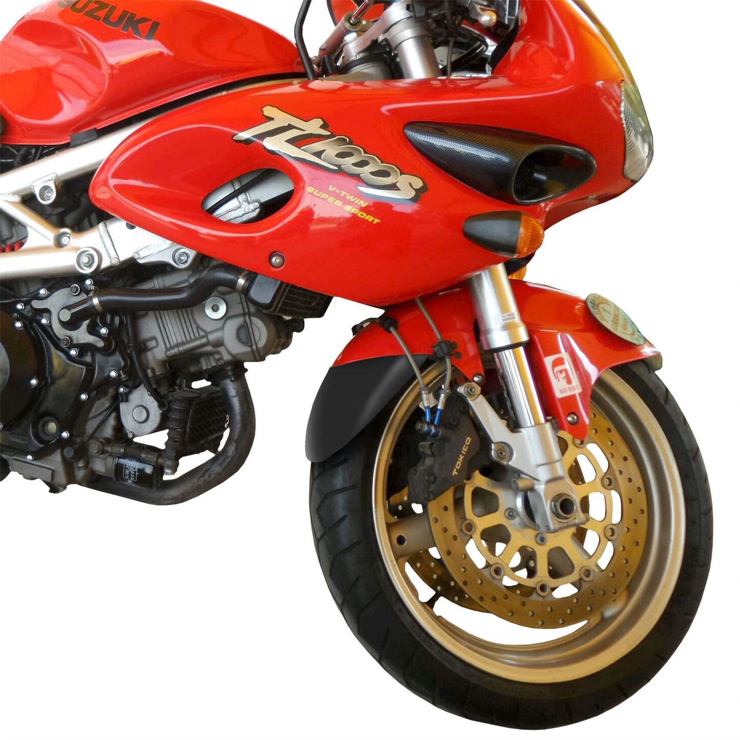 Pyramid Extenda Fenda Matte Black for Suzuki TL 1000 S 1997 - 2001