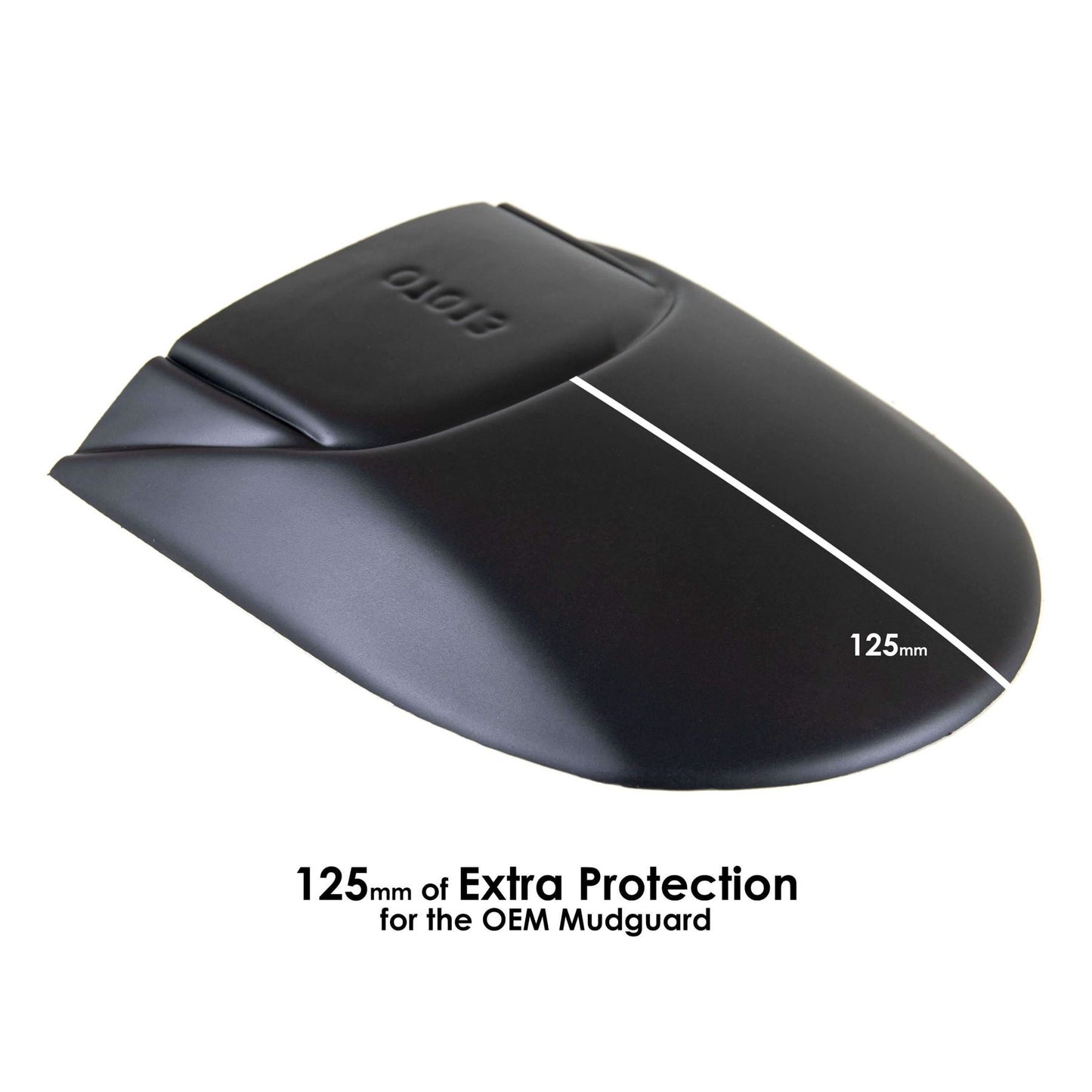 Pyramid Hugger Extension Matte Black for Suzuki GSR 750 2011 - 2016