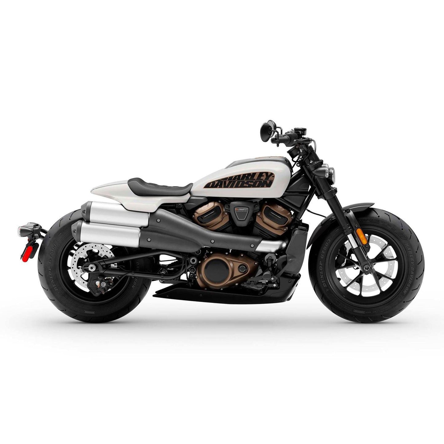 Pyramid Extenda Fenda Matte Black for Harley Davidson Sportster S 2021 2022