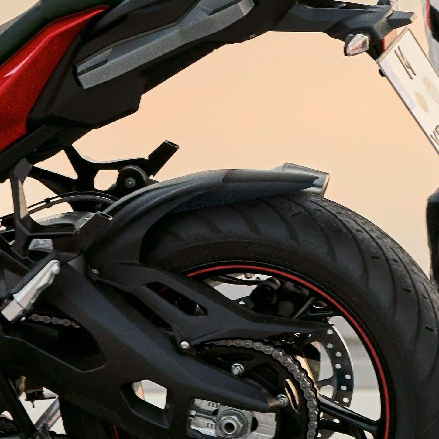 Pyramid Hugger Extension Matte Black for BMW S1000 XR 2020-