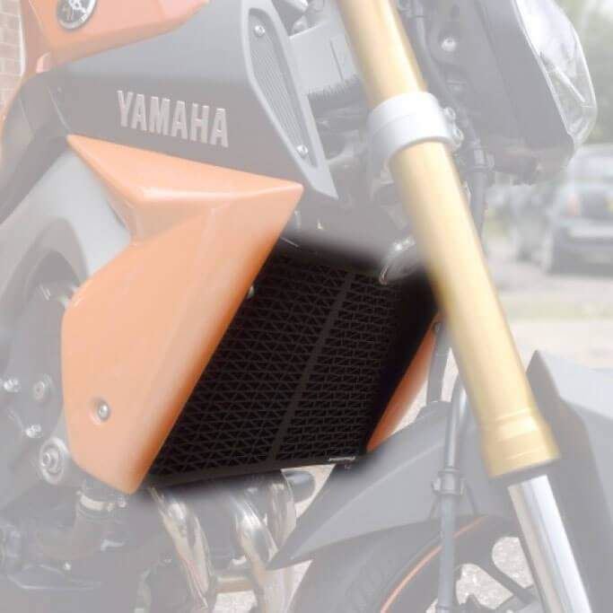 Pyramid Radiator Guard Matte Black for Yamaha MT-09 2013 - 2016
