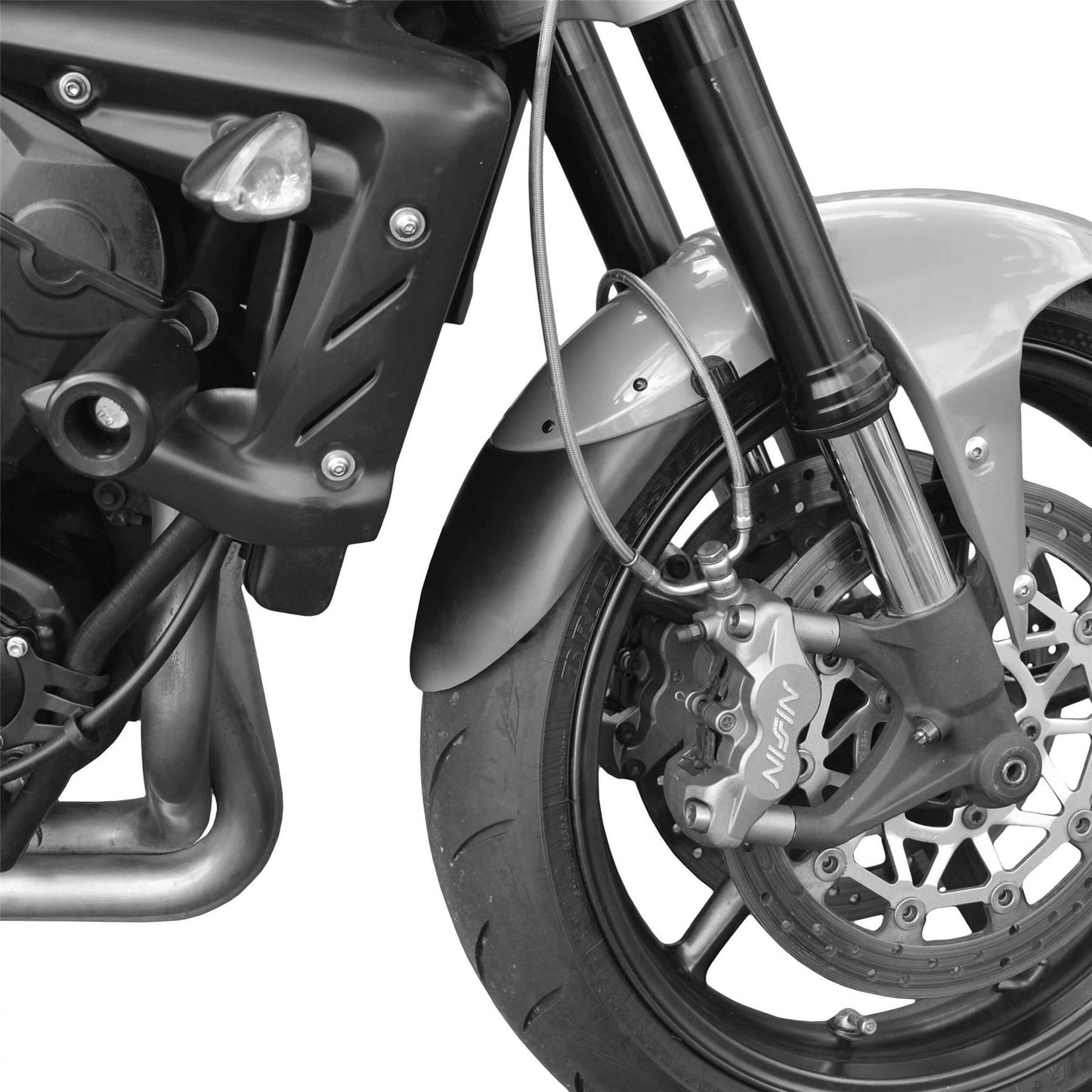 Pyramid Extenda Fenda Matte Black for Triumph Daytona 675 / R 2006-2011 / Street Triple 675 / R 2006-2011