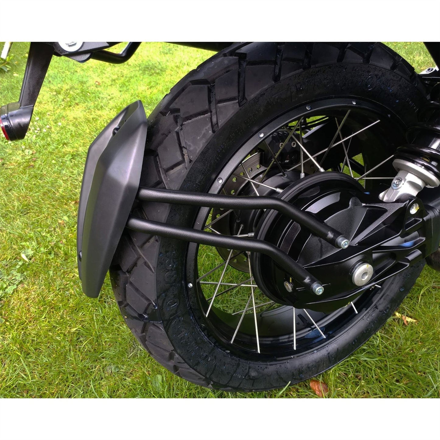 Pyramid Spray Guard Matte Black for Moto Guzzi V85 TT 2019 onward