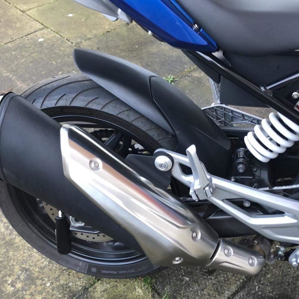 Pyramid Hugger Extension Matte Black for BMW G310 R 2016 onward