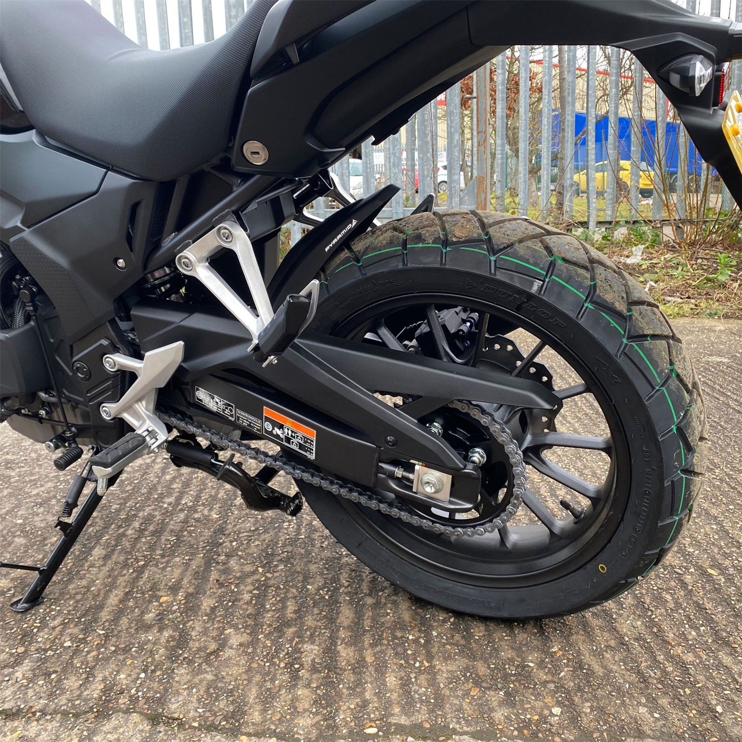 Pyramid Hugger Matte Black for Honda CB 500 F / X 2022 CBR 500 R 2022