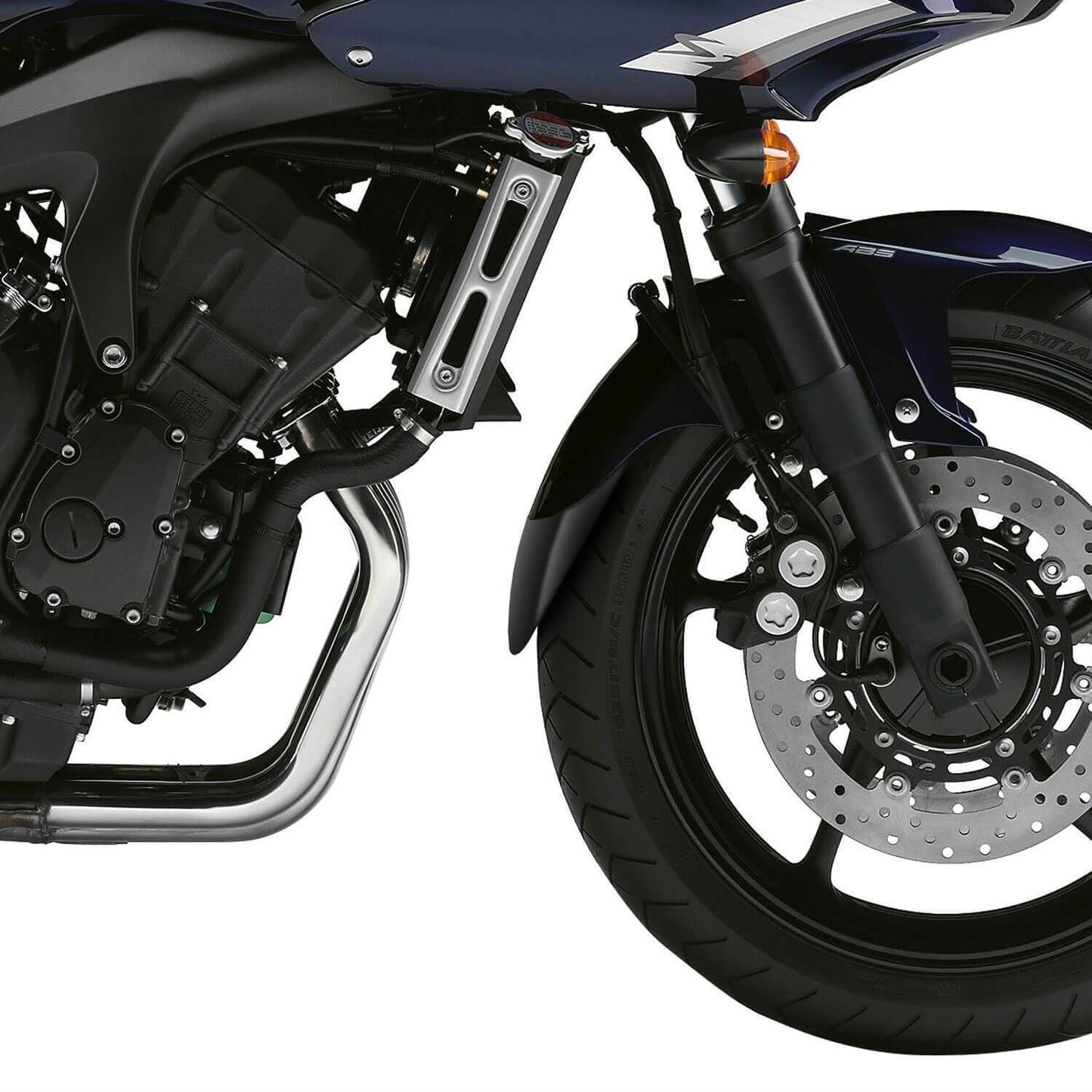 Pyramid Extenda Fenda Matte Black for Yamaha FZ6 Fazer S2 2008-2009