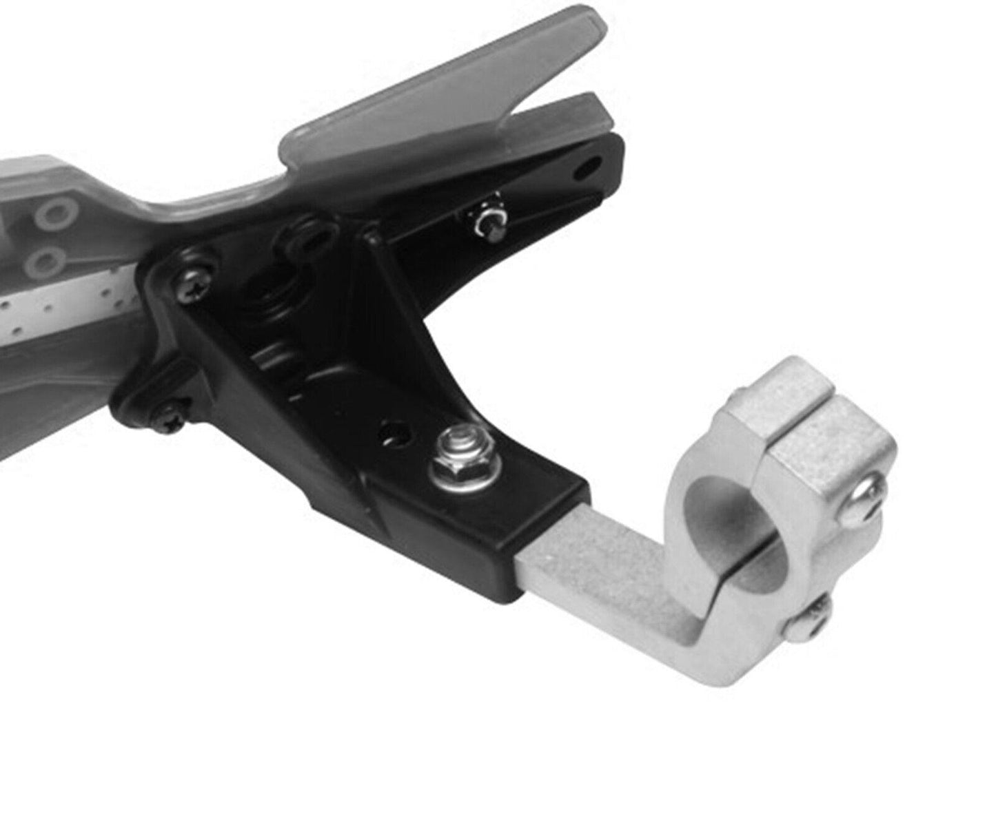 BarkBusters VPS MotoCross Handguards Kit Pair in Red Single Point Clamp Mount