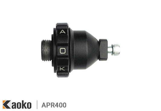 Kaoko Cruise Control Throttle Lock Stabiliser Black for Aprilia Dorsoduro 09-15