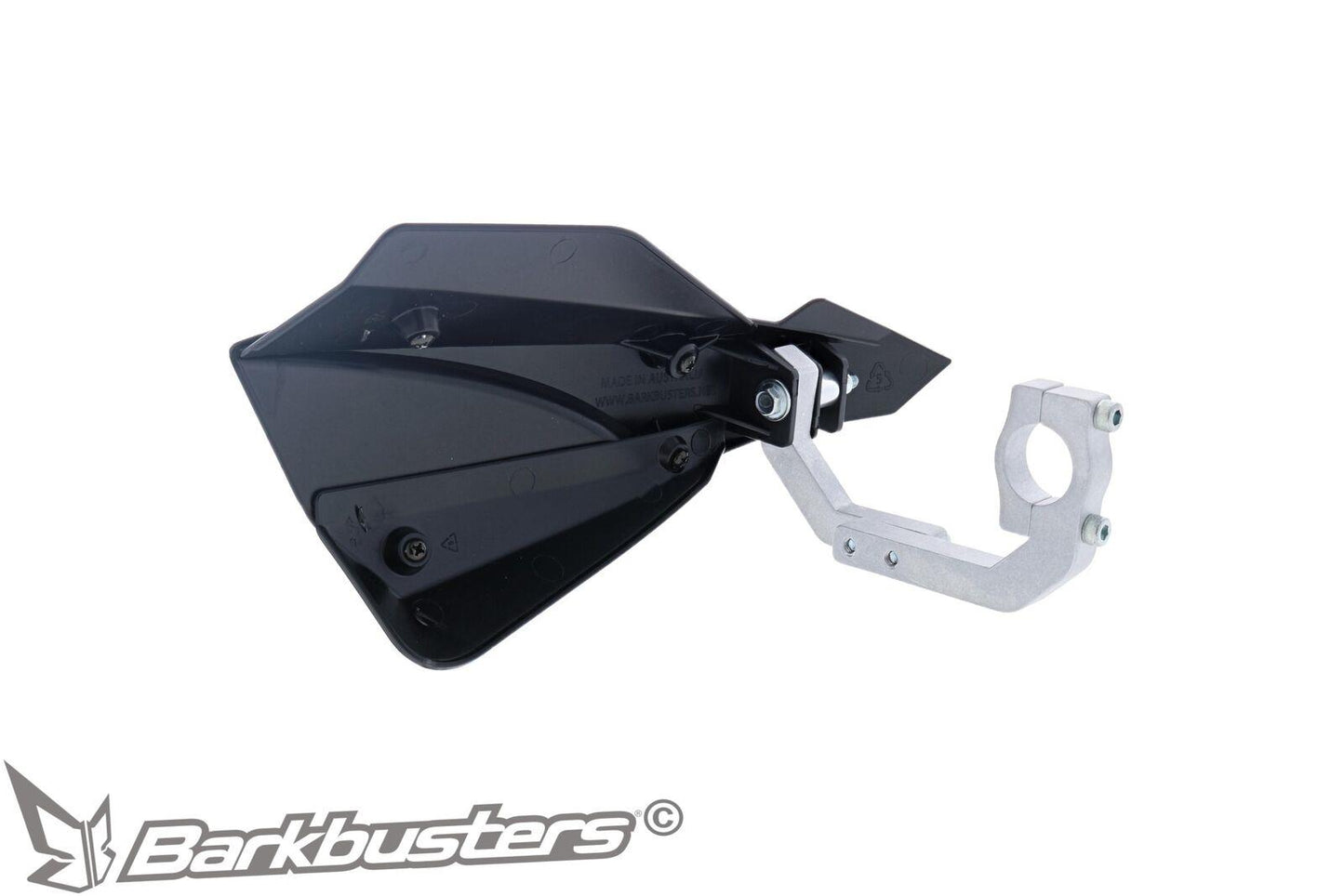 BarkBusters SABRE MX Enduro Handguards Pair Black Single Point Clamp Mount