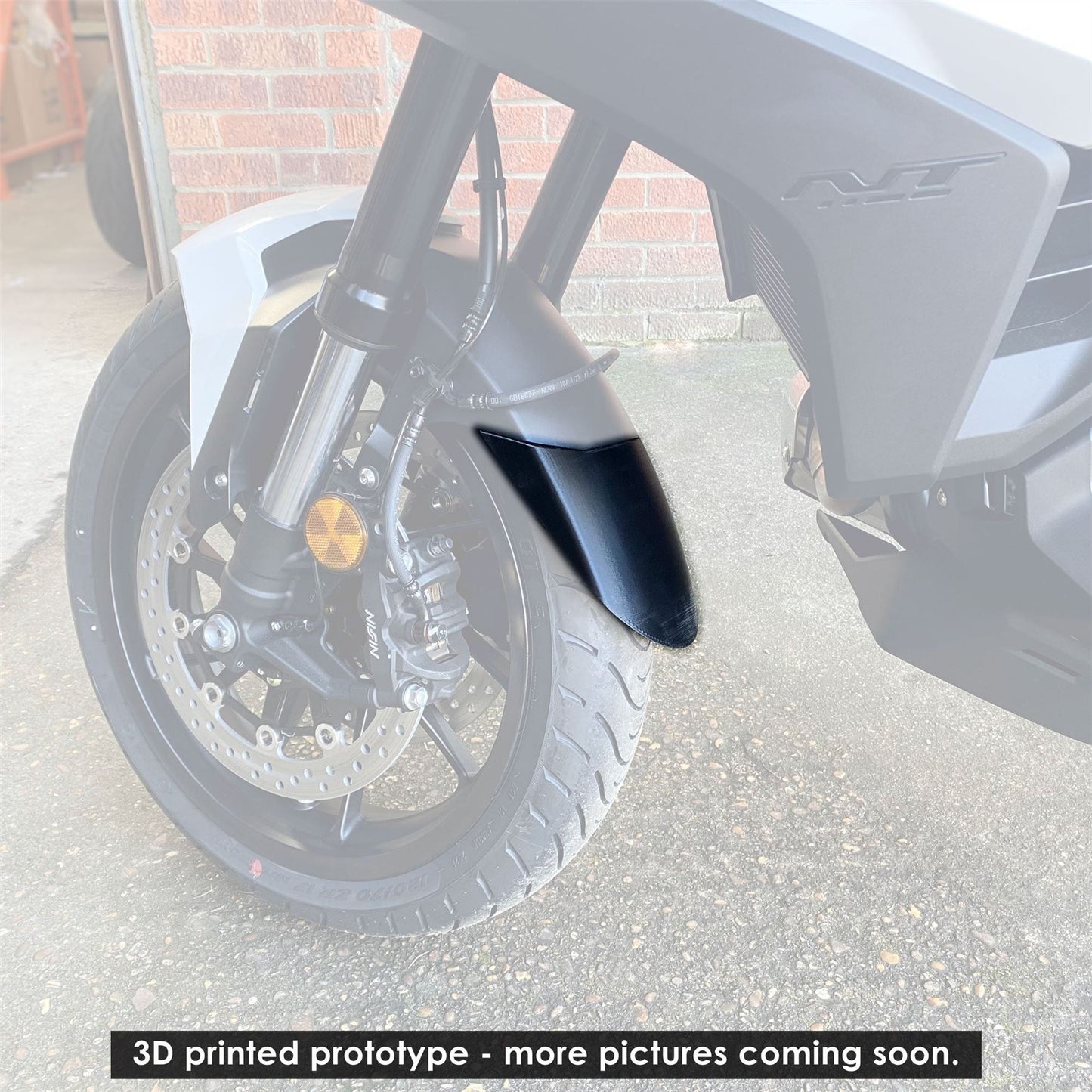 Pyramid Extenda Fenda Matte Black for Honda NT 1100 2022