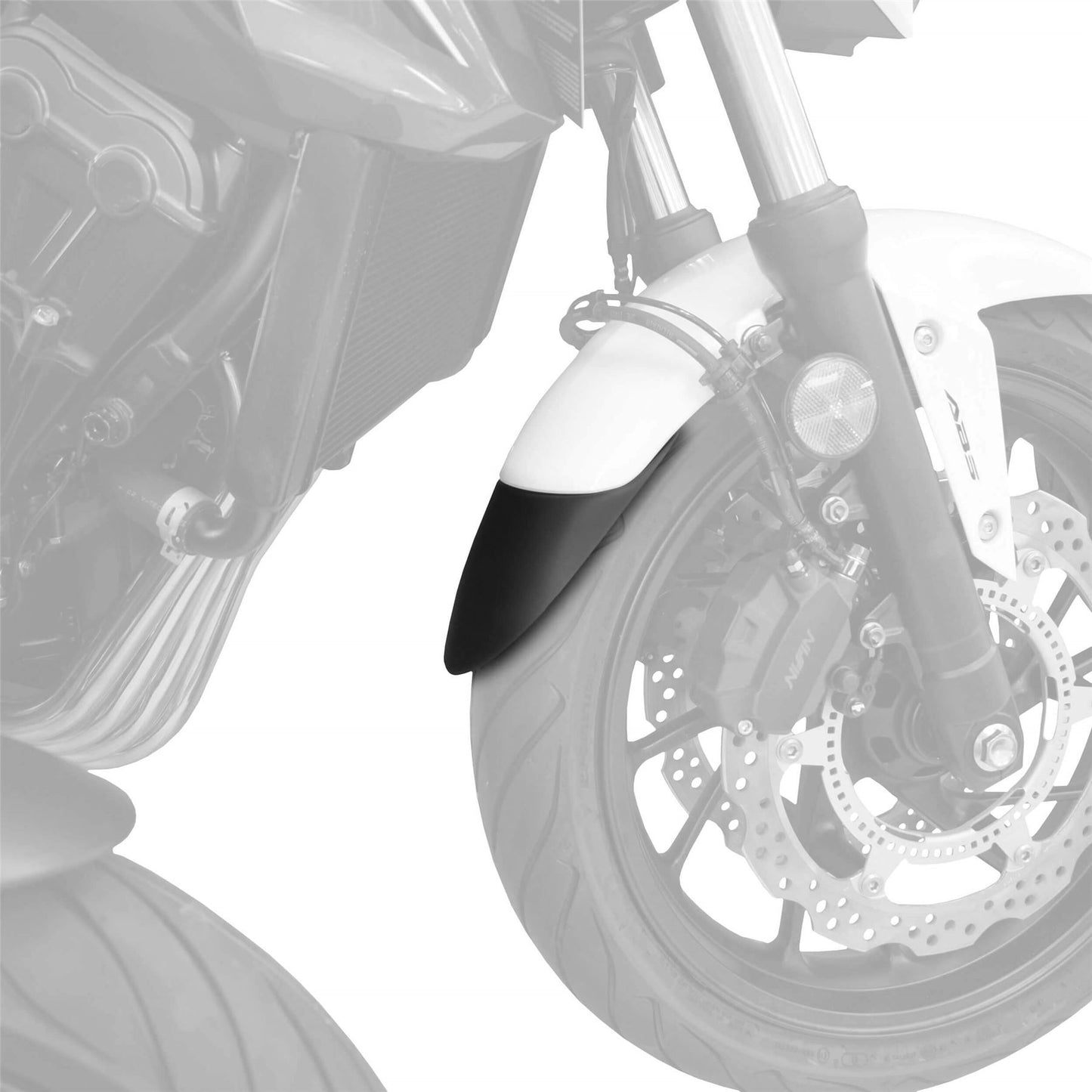 Pyramid Extenda Fenda Matte Black for Honda CBR 650F / CB 650F 2014 - 2018