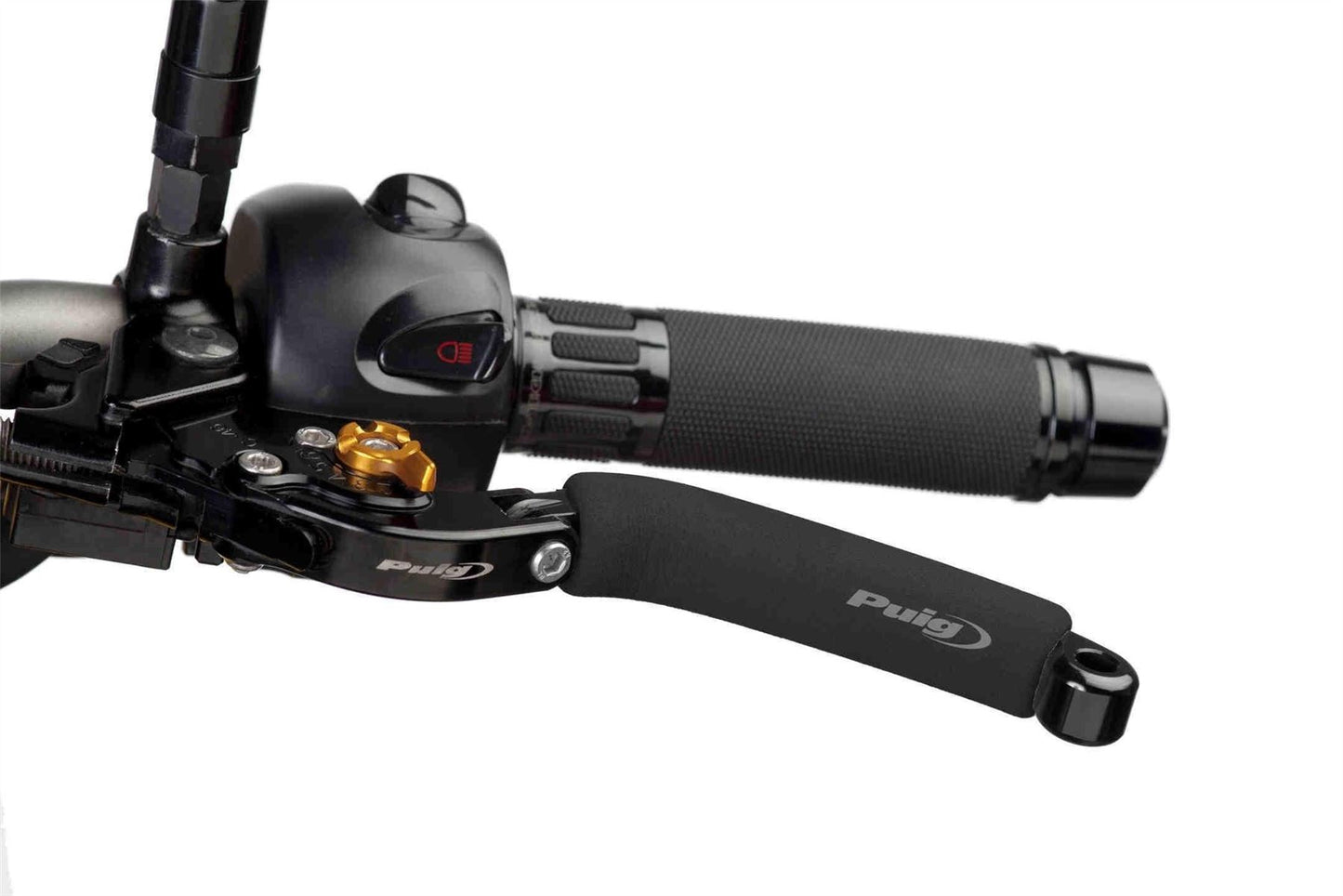 Puig Universal Thermal Lever Sleeves Anti Vibration Pair in Black