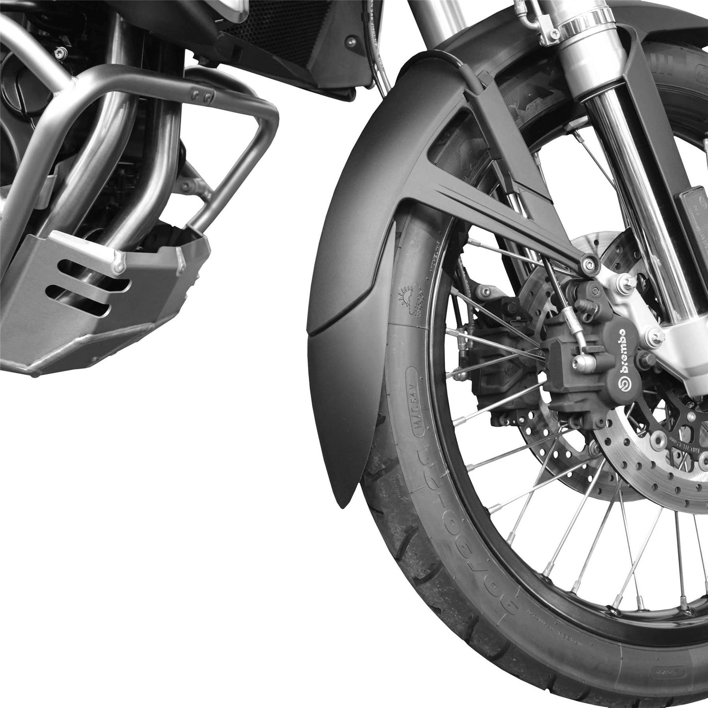 Pyramid Extenda Fenda Matte Black for BMW F800 GS 2008-2018