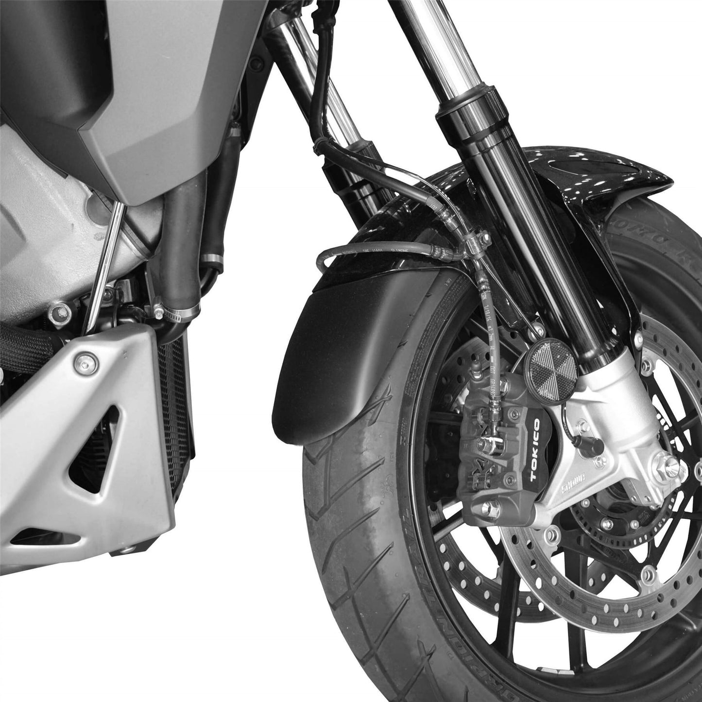 Pyramid Extenda Fenda Matte Black for Honda VFR 1200 F 2010 - 2017