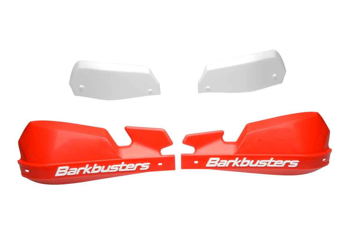BarkBusters VPS Plastic Hand Guards Only Pair in Red