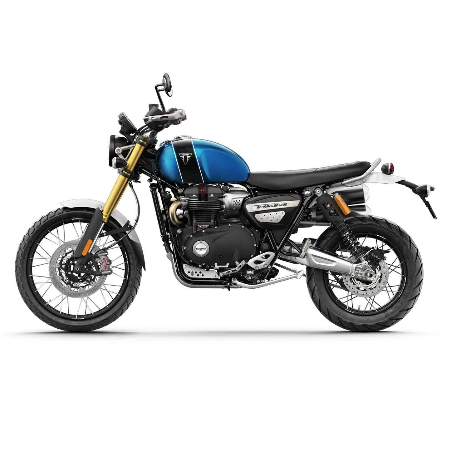 Pyramid Extenda Fenda Matte Black for Triumph Scrambler 1200 XE / XC 2019-2022