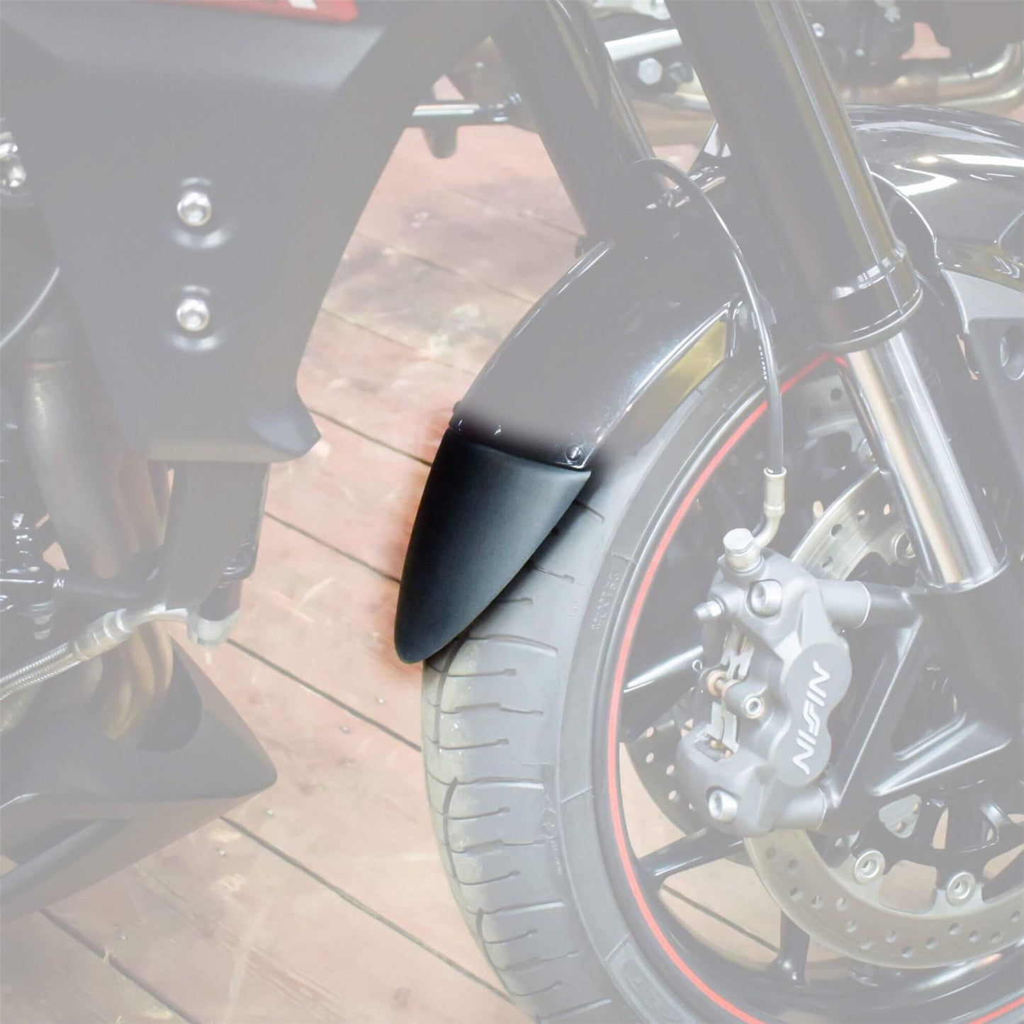 Pyramid Extenda Fenda Matte Black for Triumph Tiger 1050 Sport 2013-