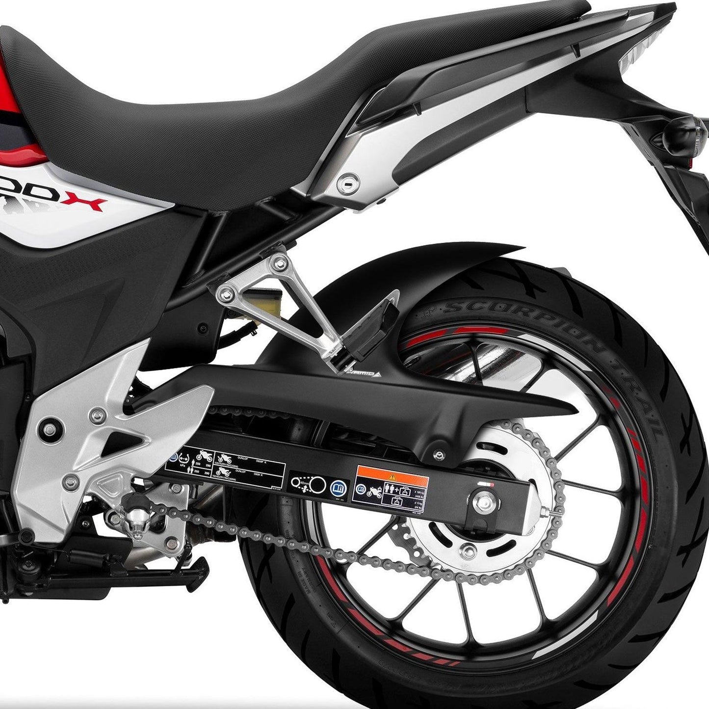 Pyramid Hugger Matte Black for Honda CB 500 X 2019 - 2021