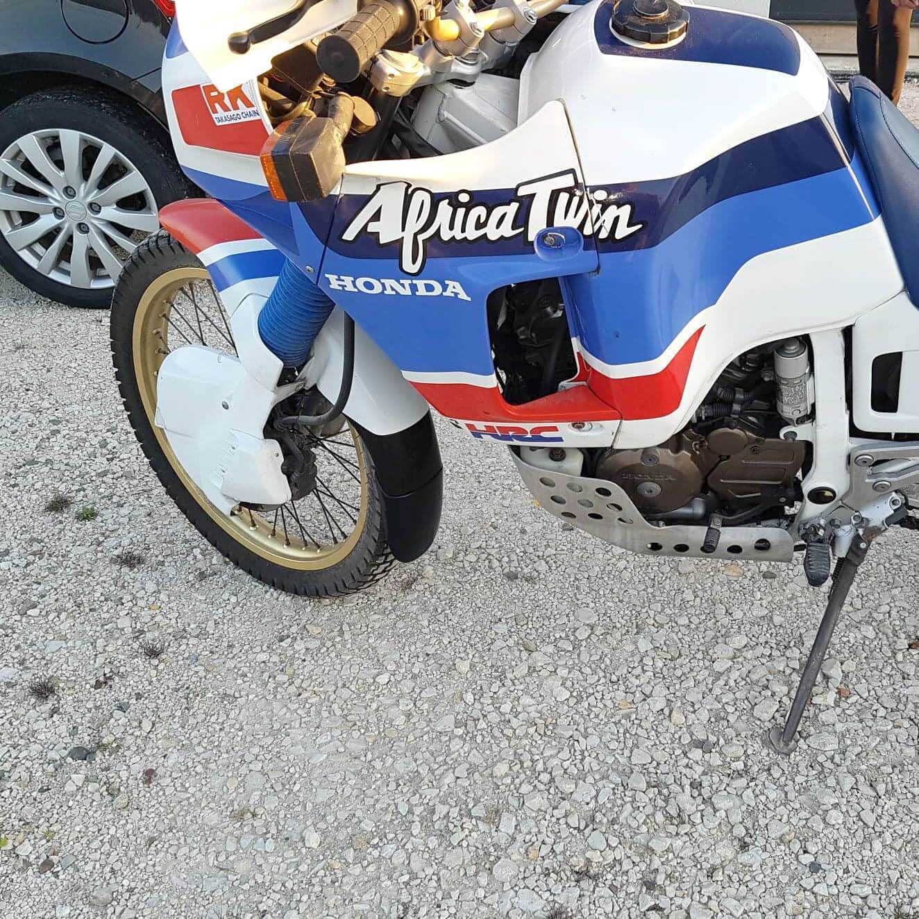 Pyramid Extenda Fenda Matte Black for Honda XRV 750 Africa Twin 1990 - 2003