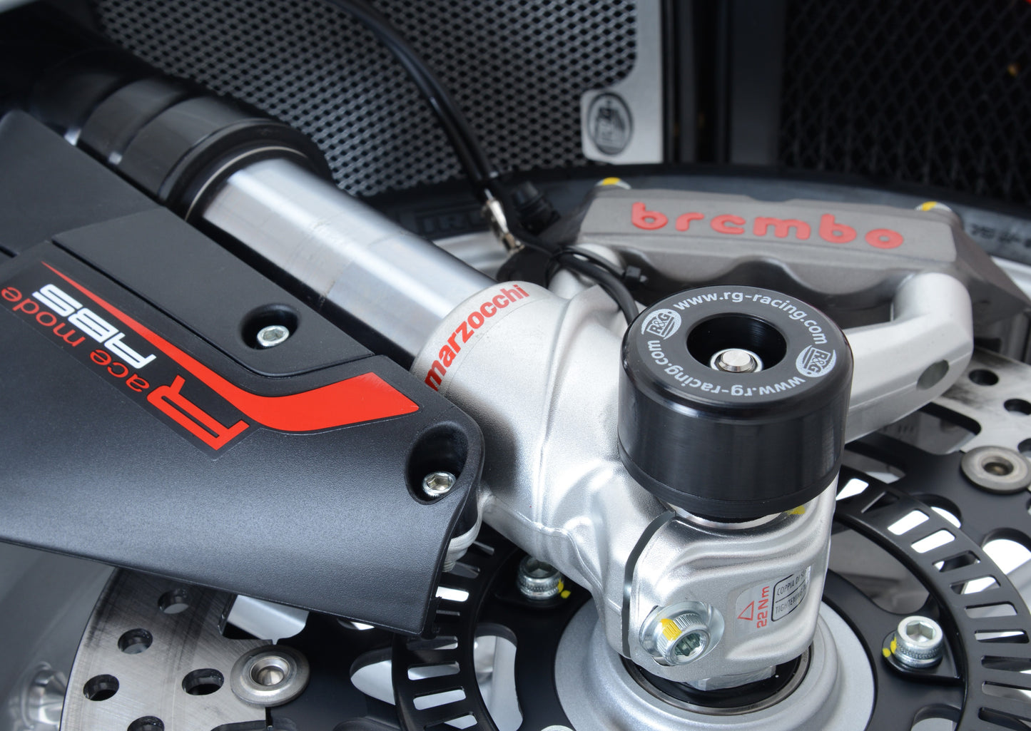 R&G Fork Protectors Black for MV Agusta F4 2010 - 2018 Marzocchi Forks ONLY