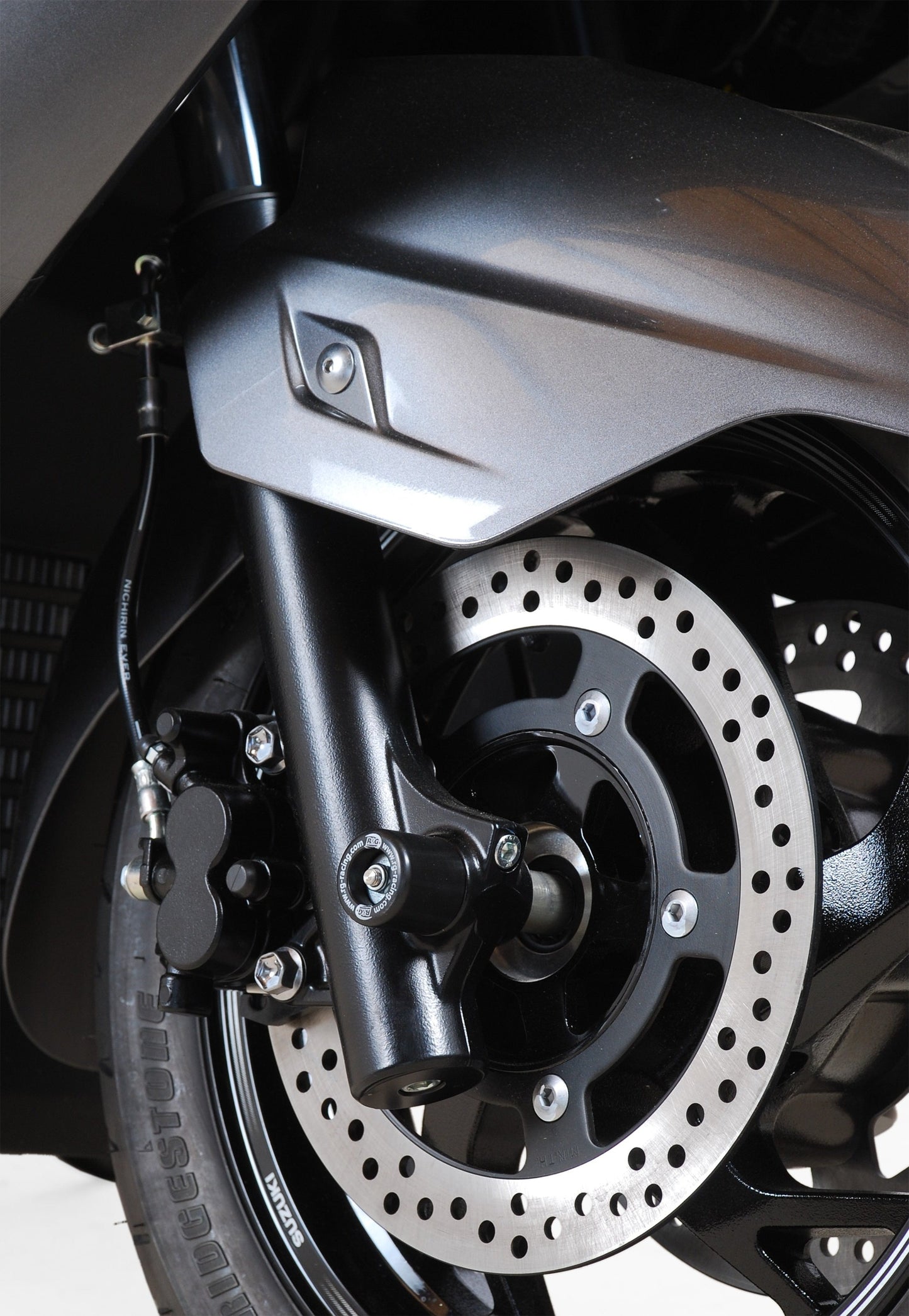 R&G Fork Protectors Black for Suzuki Burgman AN 400 Skywave 2012 - 2017