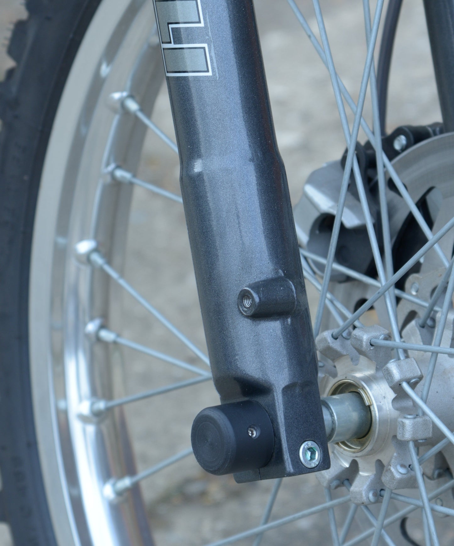 R&G Fork Protectors Black Bobbins for Rieju Marathon 125