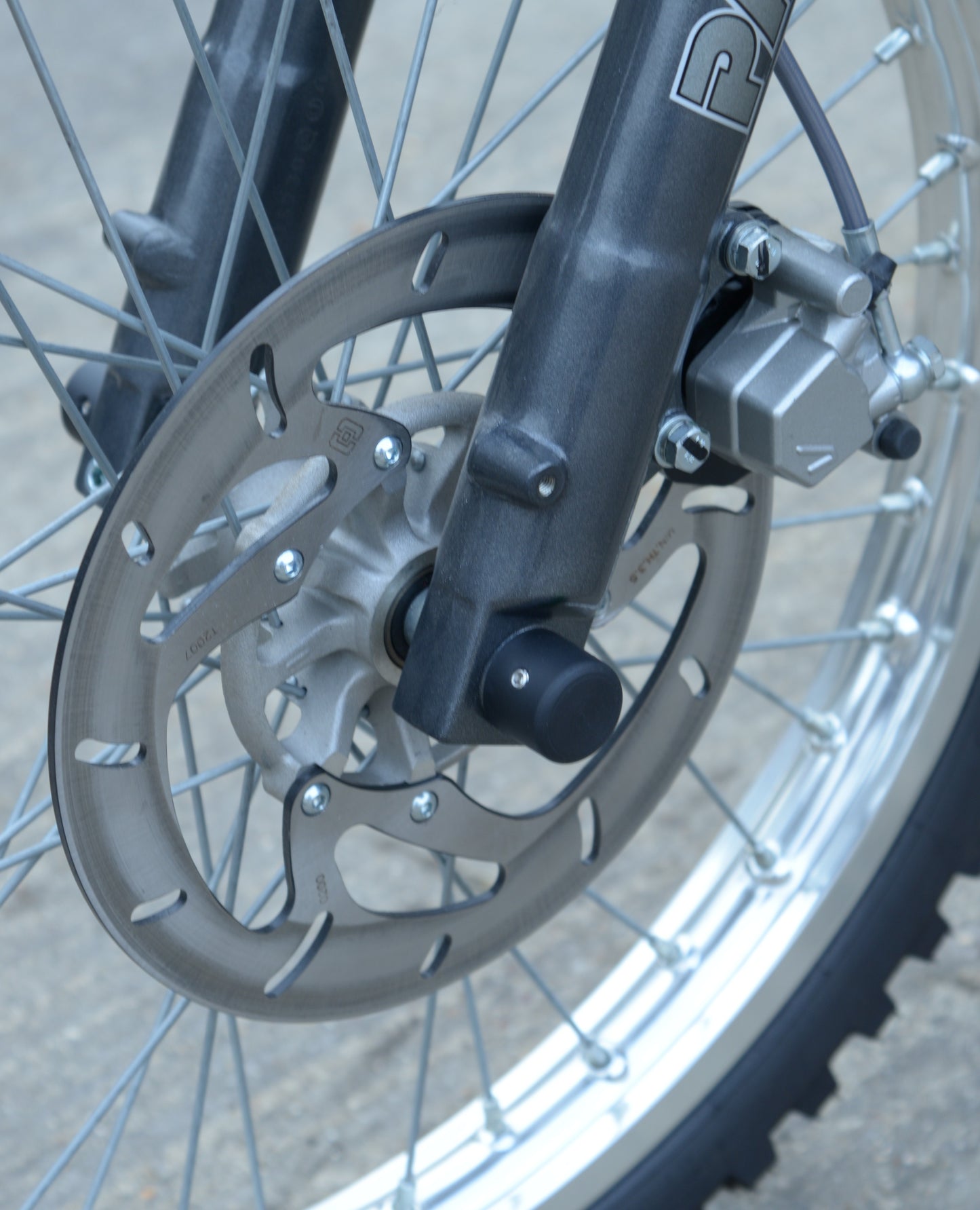 R&G Fork Protectors Black Bobbins for Rieju Marathon 125