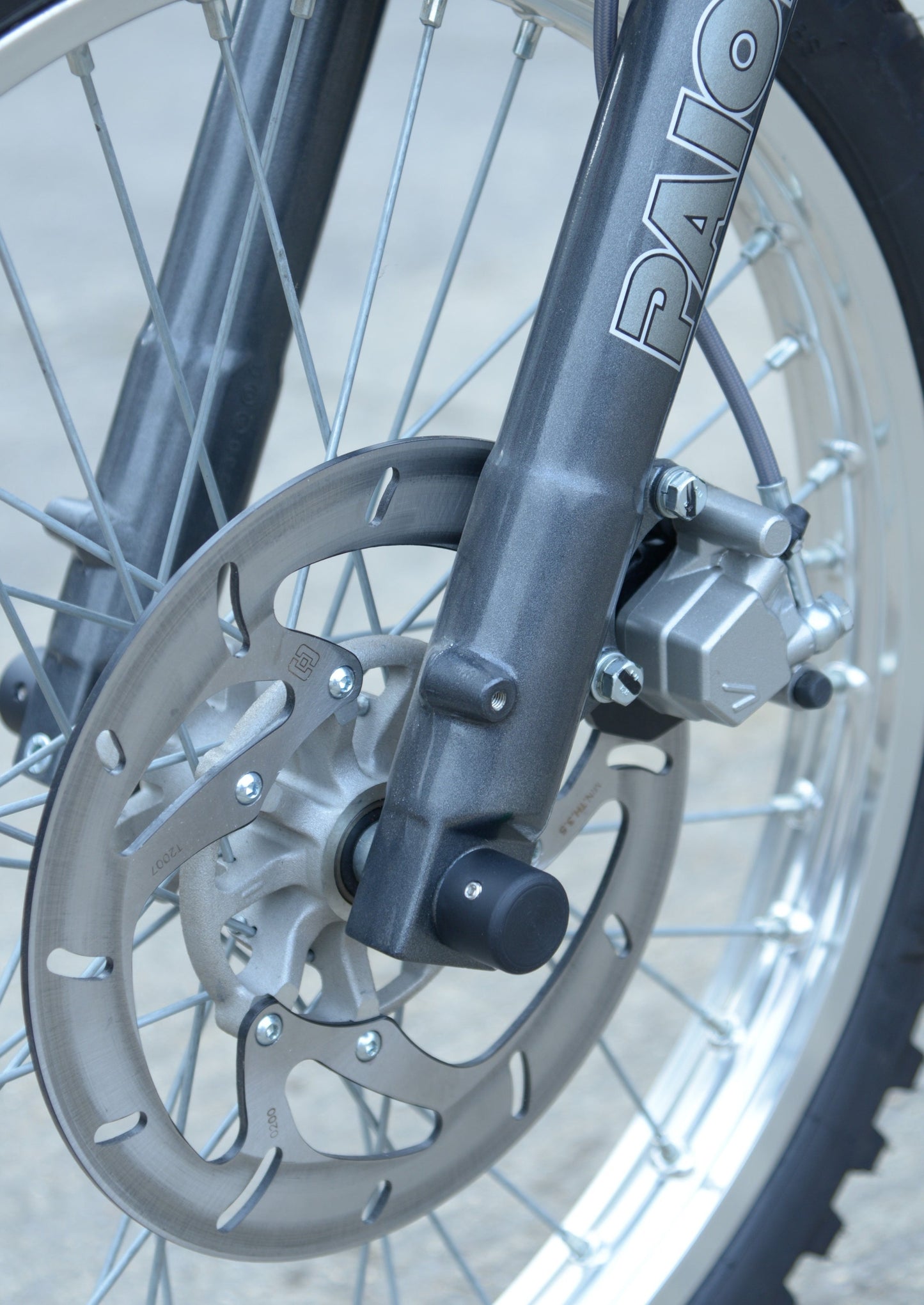 R&G Fork Protectors Black Bobbins for Rieju Marathon 125