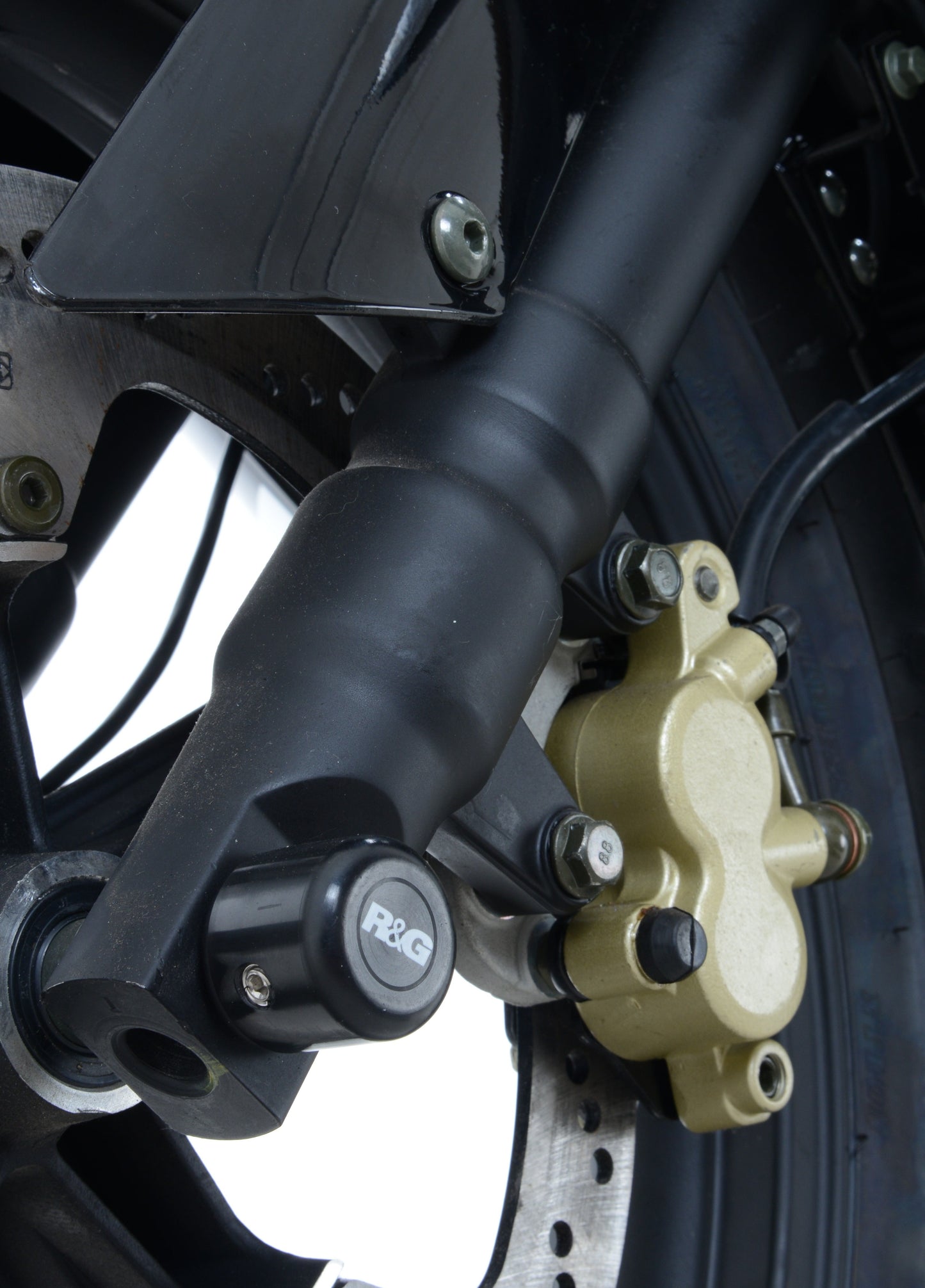 R&G Fork Protectors Black Bobbins for Genata XRZ 125 2013 - 2018