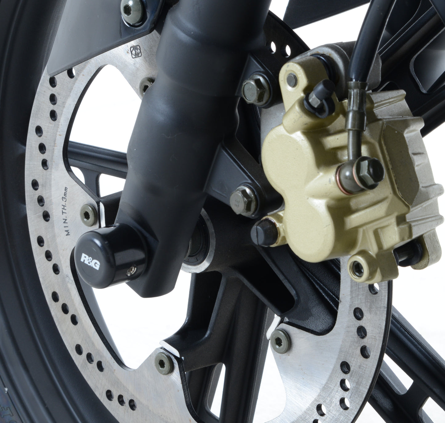 R&G Fork Protectors Black Bobbins for Genata XRZ 125 2013 - 2018