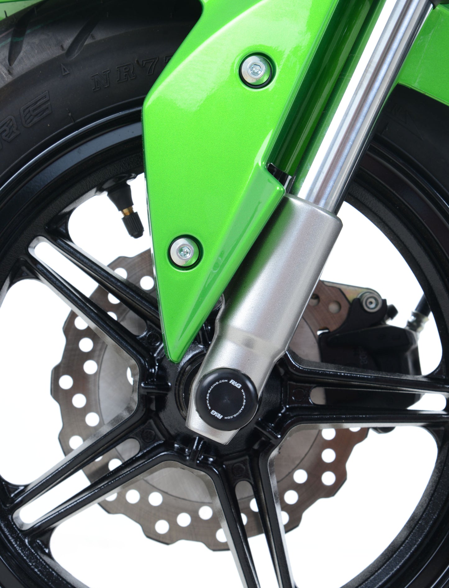 R&G Fork Protectors Black Bobbins for Kawasaki Z125 / Pro 2016 2017 2018