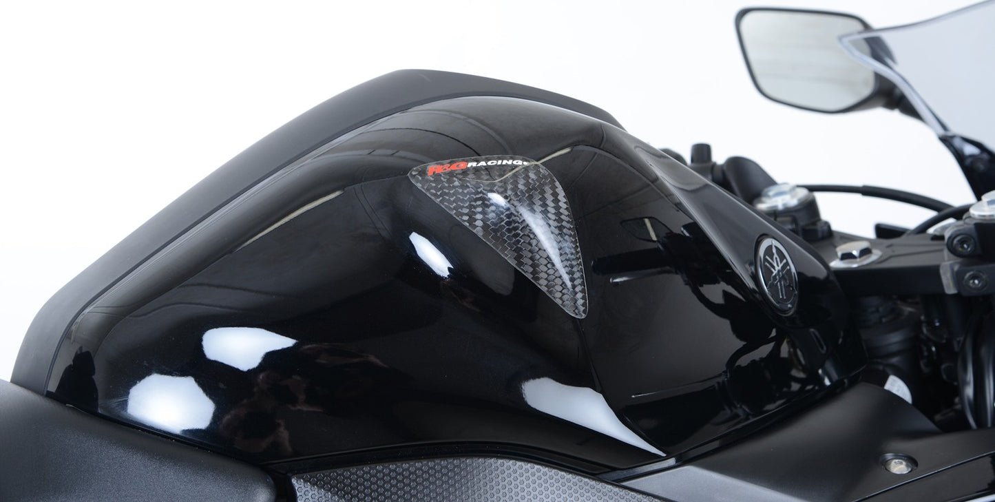 R&G Tank Sliders Carbon Fibre Pair for Yamaha YZF-R25 2014-2018 / YZF-R3 2015-2018